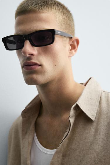 LINEN-VISCOSE TIE SHIRT - Sand by Zara - Image 6