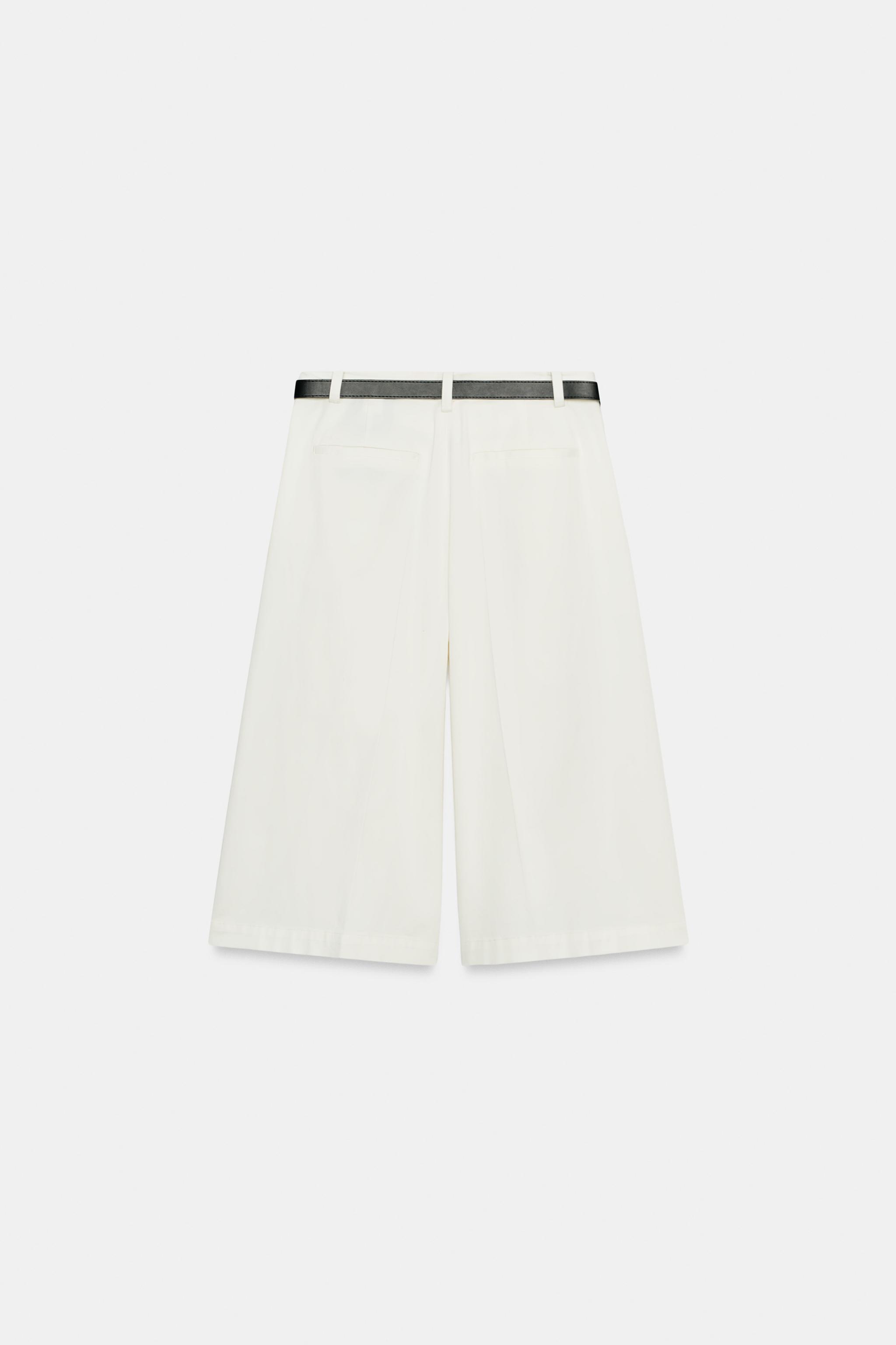 LONG BELTED SHORTS