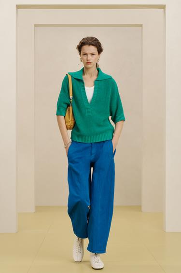 VRSZE PL KNT 16 - Zara 초록