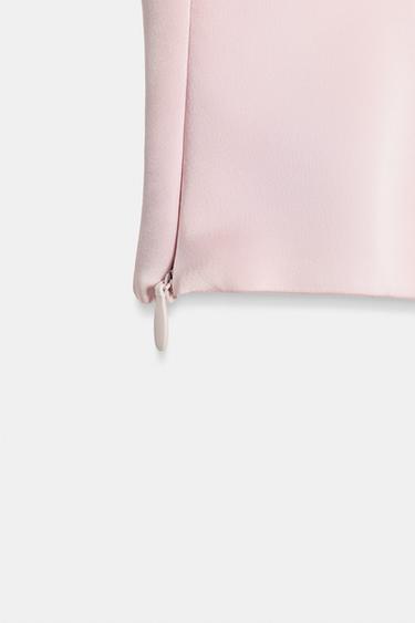 TOP STYLE CORSET SATINÉ - Rose craie de Zara - Image 5