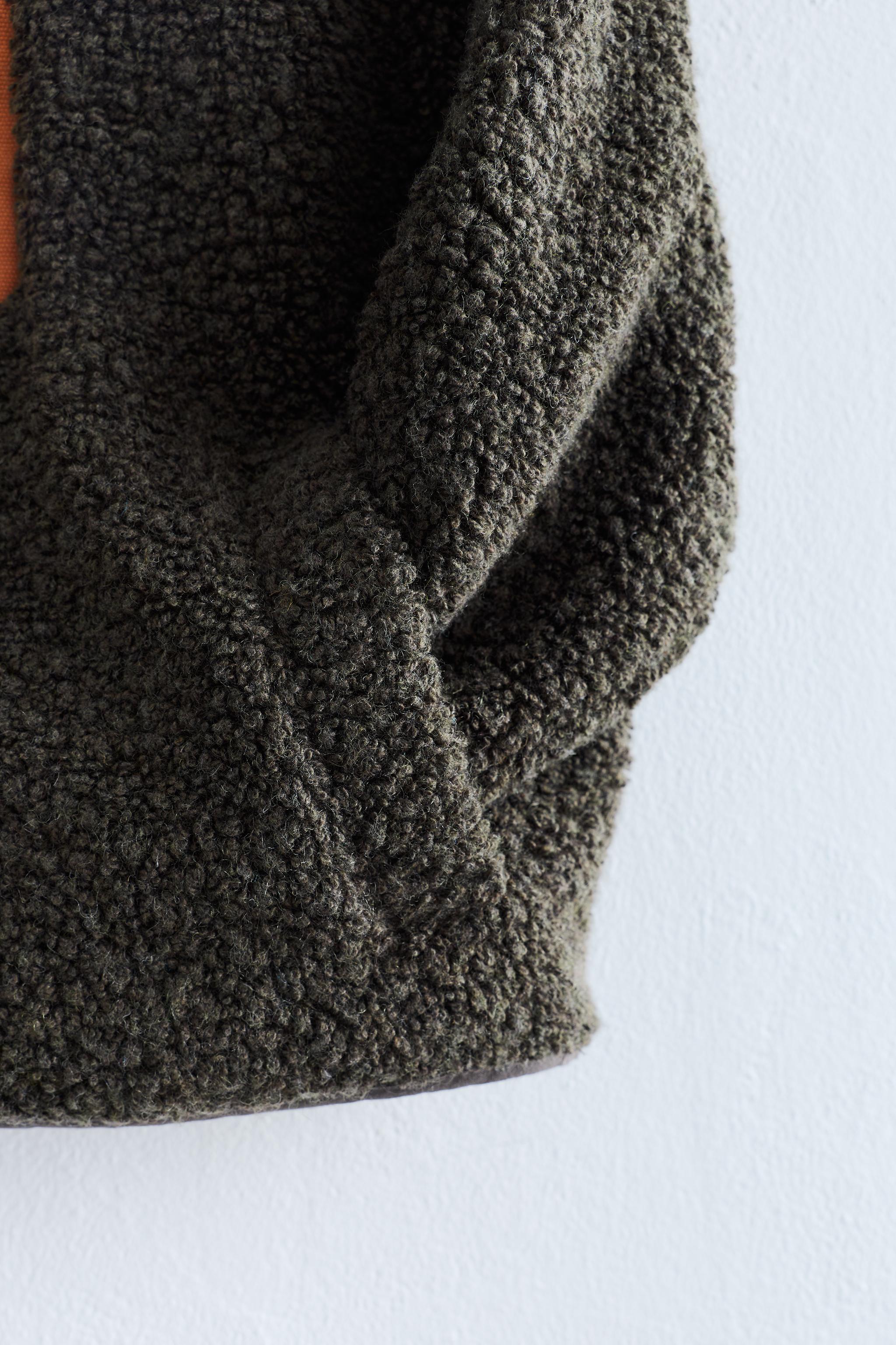 ZARA TIMELESS - WOOL-BLEND SHEARLING SWEATSHIRT