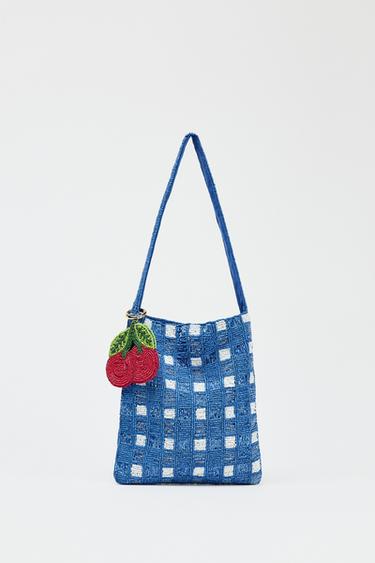 MINI SAC SEAU FANTAISIE - Bleu de Zara