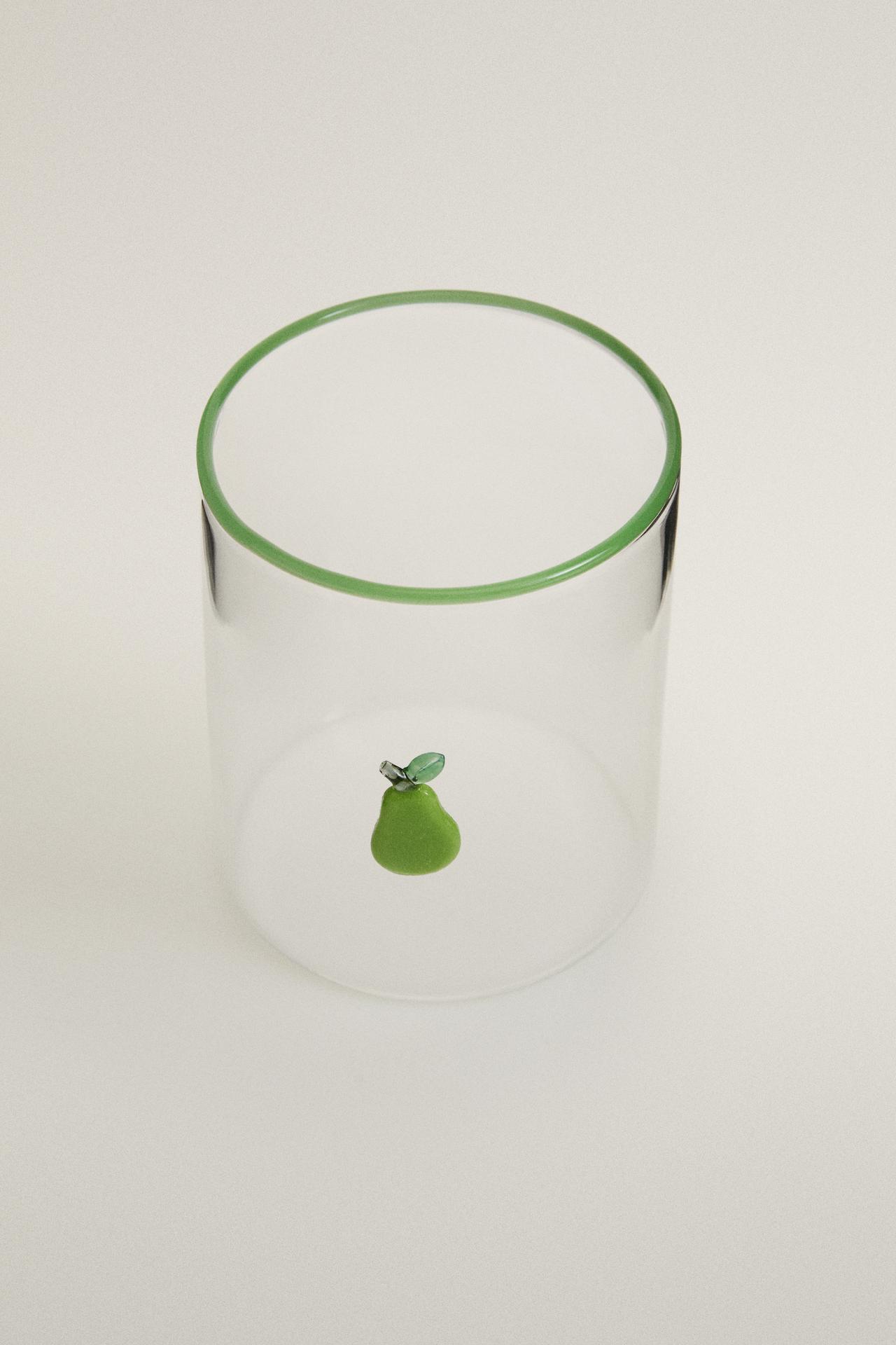 BOROSILICATE FRUIT TUMBLER — Green