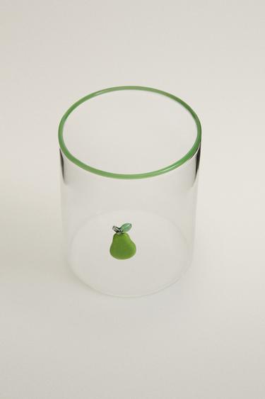 BOROSILICAAT GLAS FRUIT - Groen van Zara