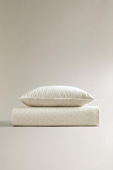 HOUSSE DE COUETTE ENFANT COTON MINIFLEUR - Bleuté de Zara - Image 0