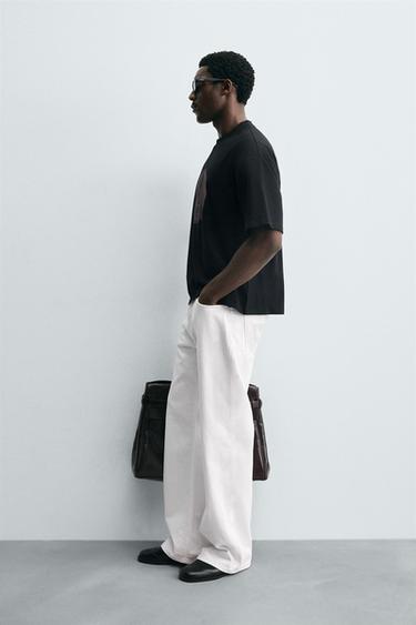 COIN PRINT T-SHIRT - Black by Zara - Image 3