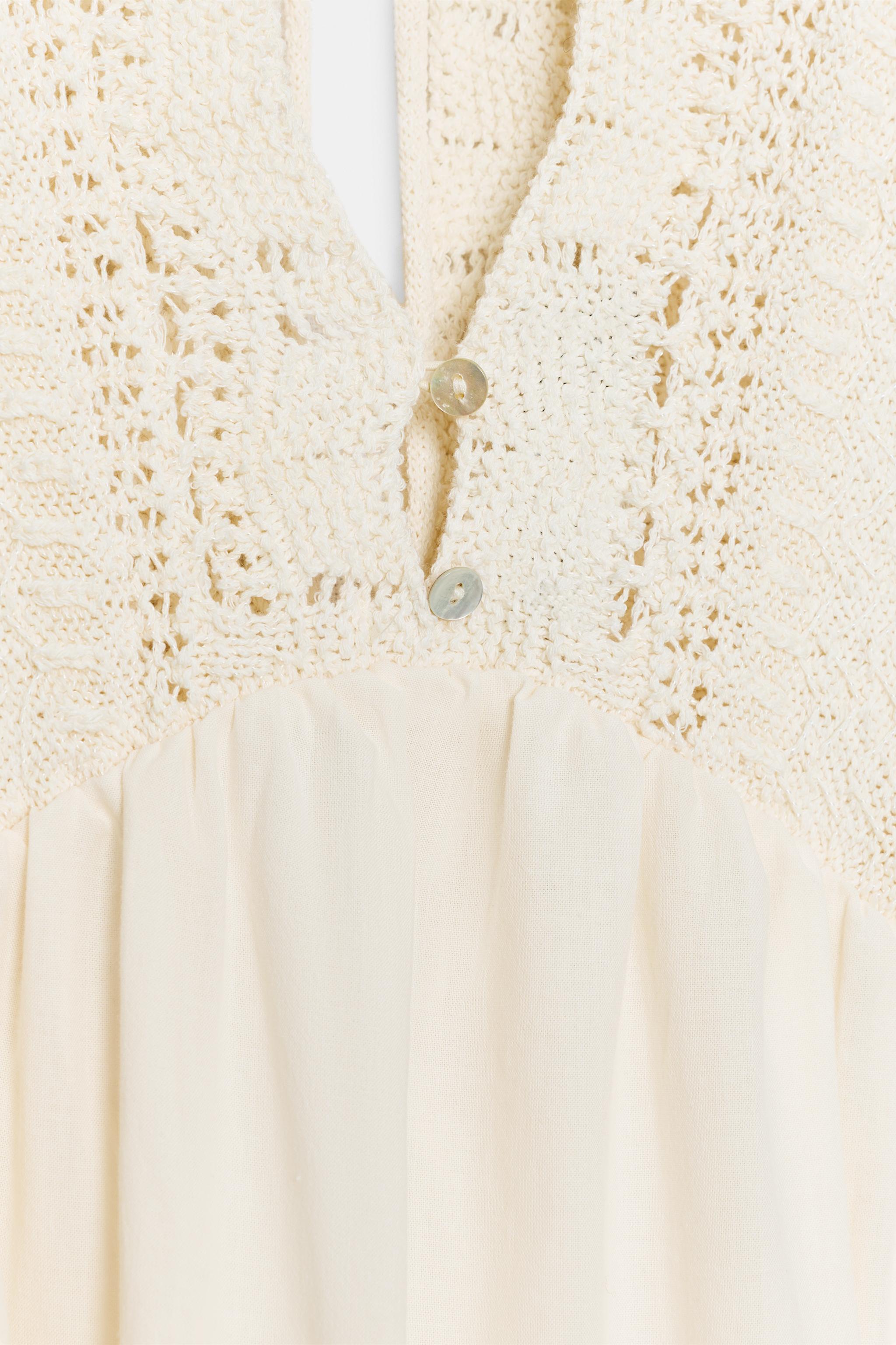 COMBINATION KNIT DRESS