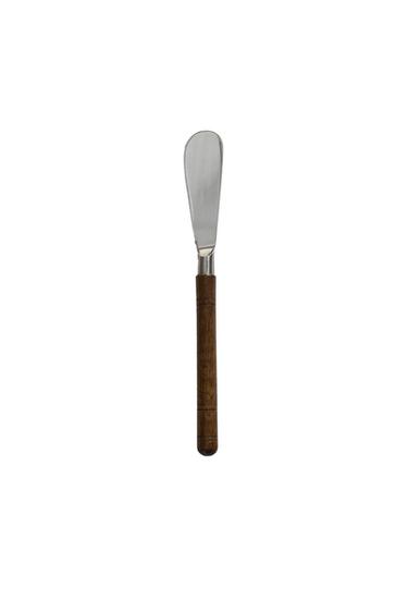 BUTTER KNIFE WITH MANGO WOOD HANDLE - Brown by Zara