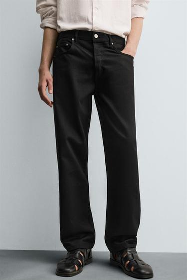 JEAN COUPE DROITE - Noir de Zara - Image 4
