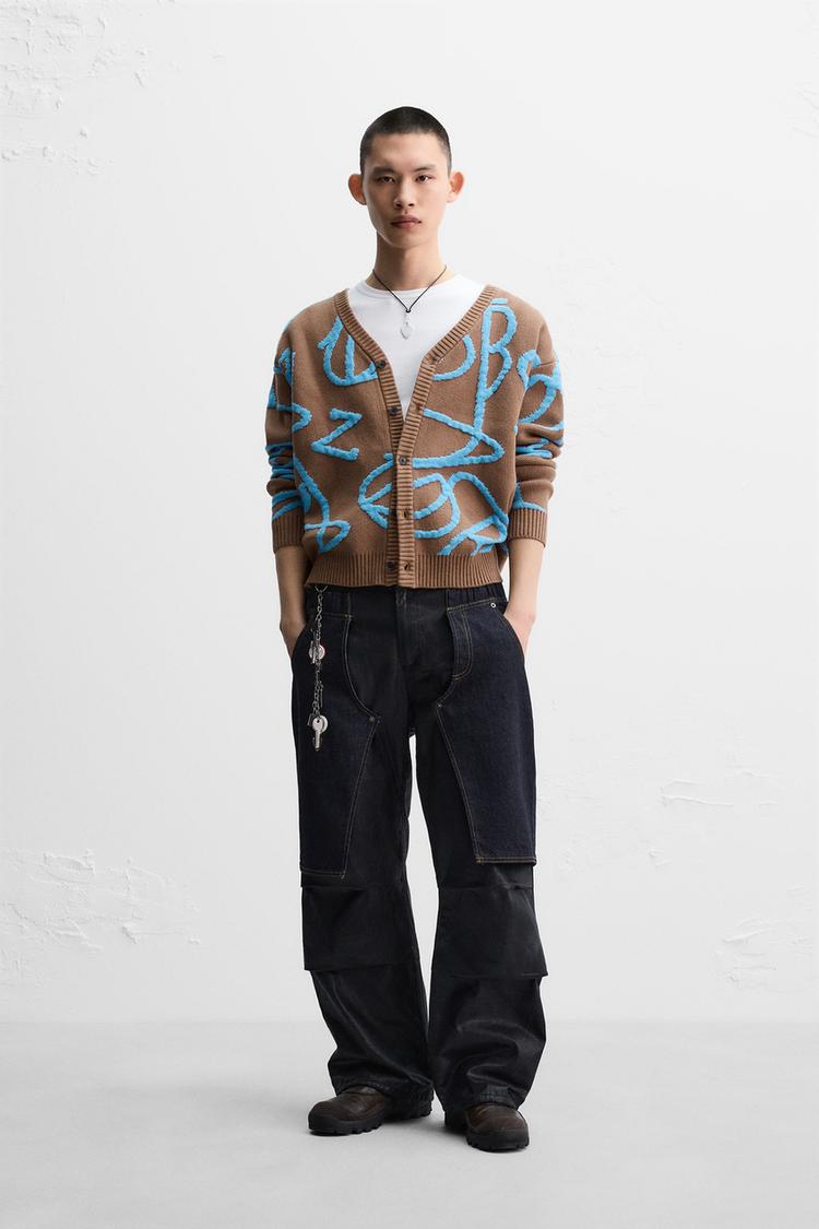 Andersson Bell x Zara ライン入りジャカードカーディガン 