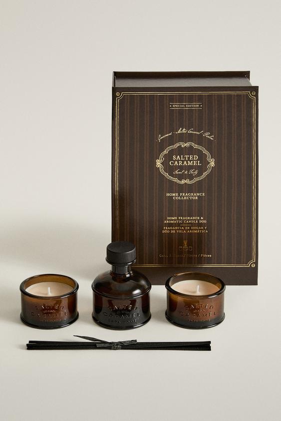 SALTED CARAMEL GIFT CHEST SET (SET OF 3) - Cream by Zara - Image 0