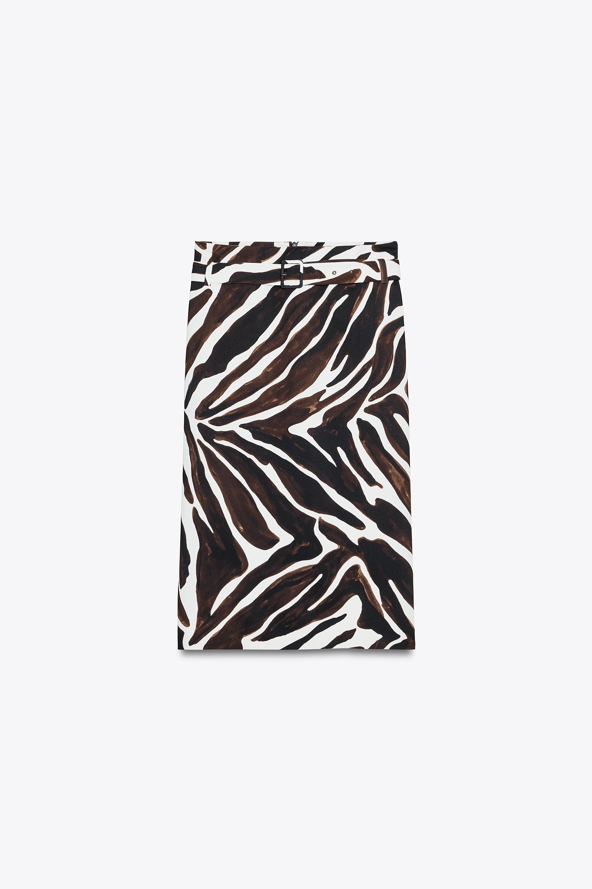 アニマルプリントスカート - レディース | ZARA 日本