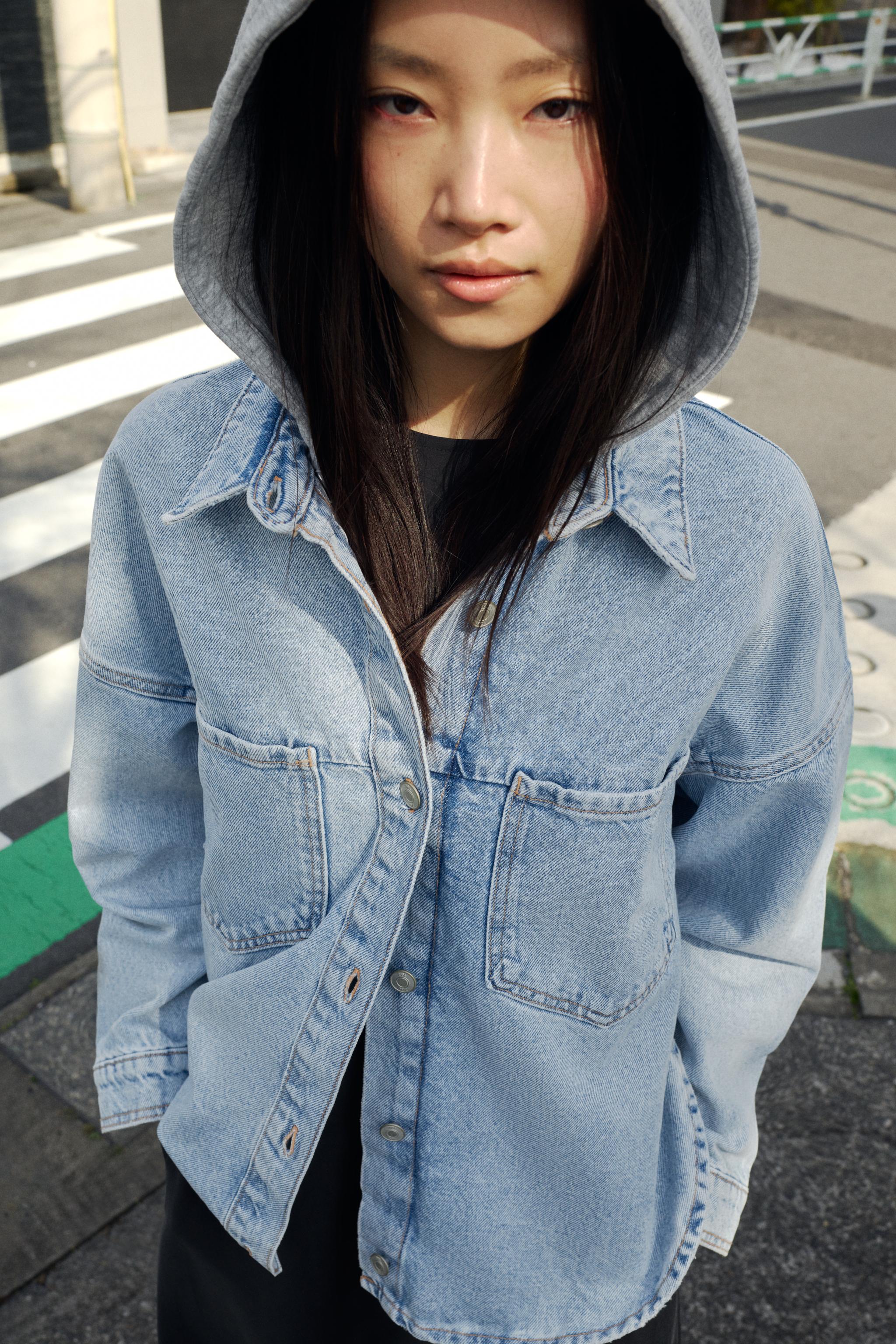 zaraフード付きミリタリースタイルジャケット ZARA - ZARA✦フード付きジャケットの通販 by naa's shop｜ザラならラクマ
