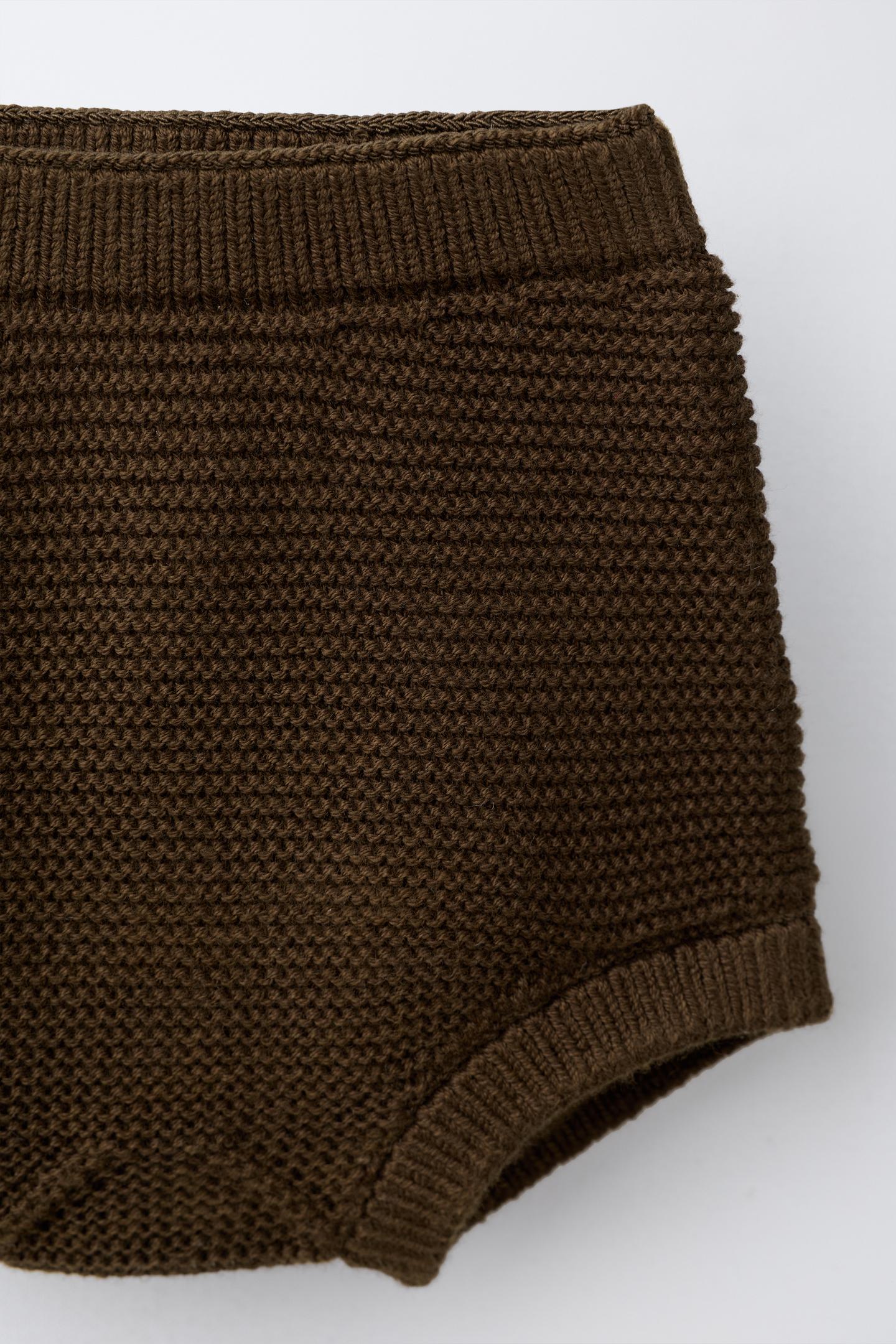 Трусы Links Knit для детей — Zara, цвет: Коричневый — фото 3