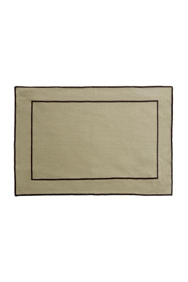 TISCHSET MIT FARBIGER BOGENKANTE - Bläulich von Zara