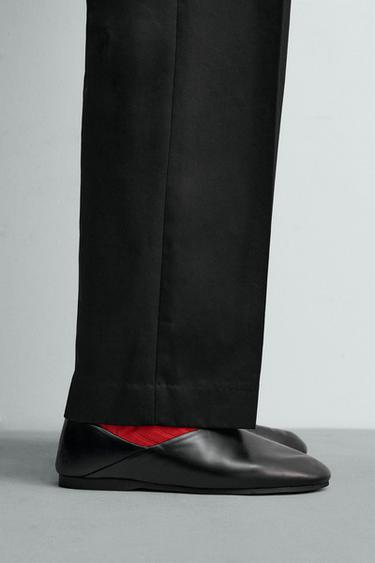 LEATHER SHOES VIBRAM® SOLE AARON LEVINE X ZARA - Black by Zara - Image 1