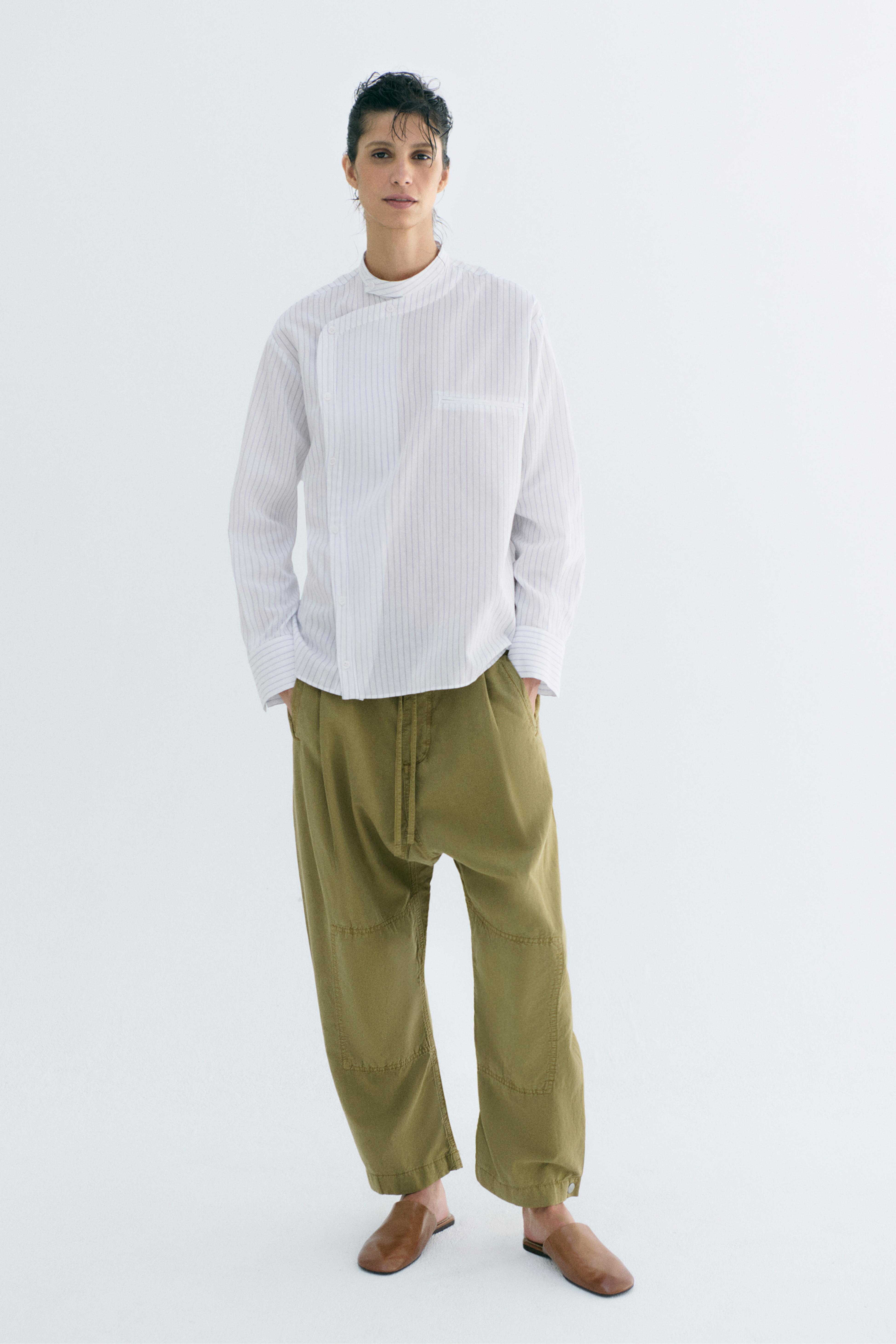 ZW COLLECTION JOGGER PANTS — Khaki