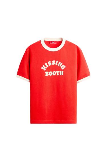 CONTRAST RIBBED T-SHIRT X HARRY LAMBERT