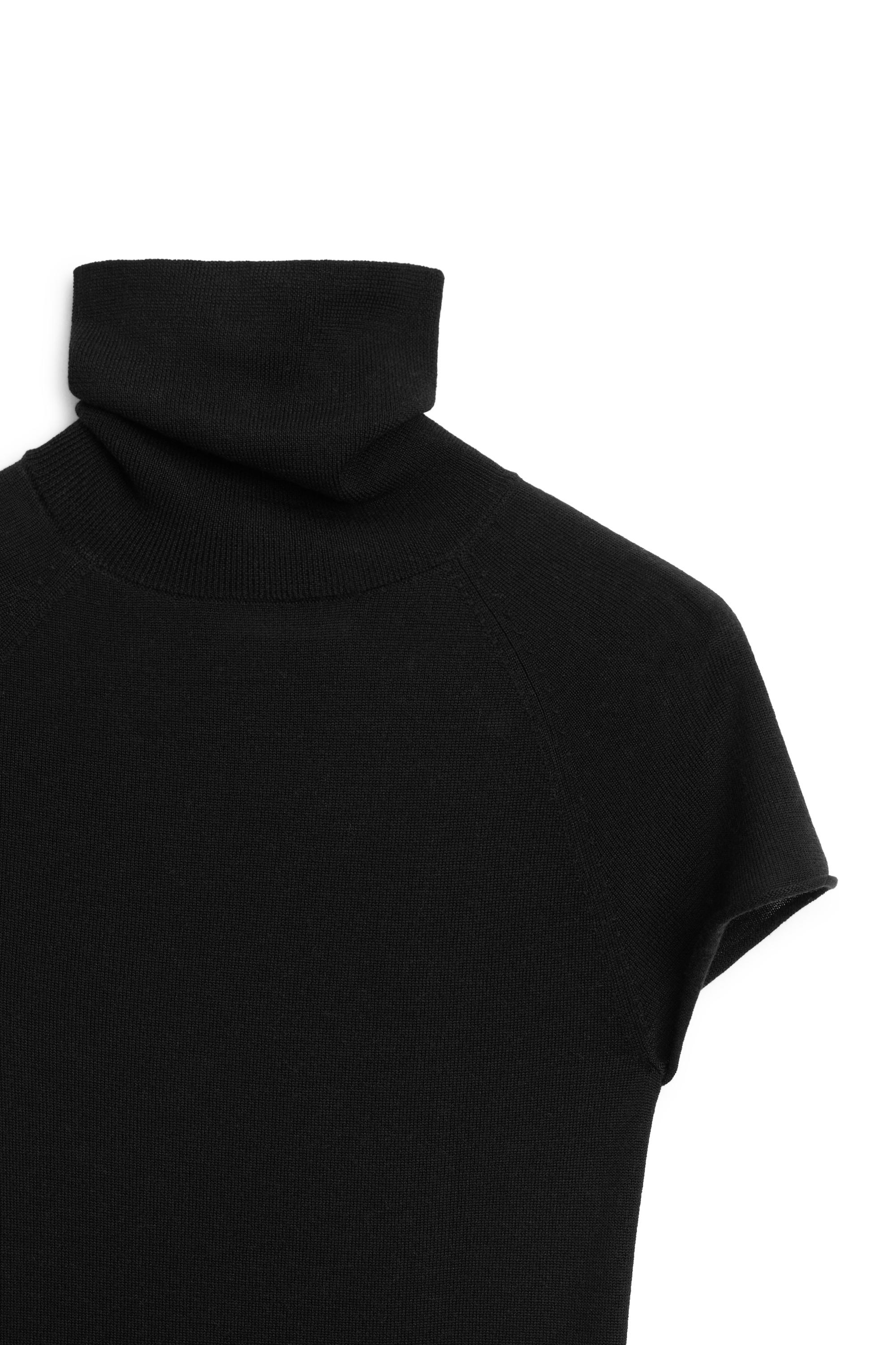 100% wool short sleeve knit sweater - LIMITED EDITION
