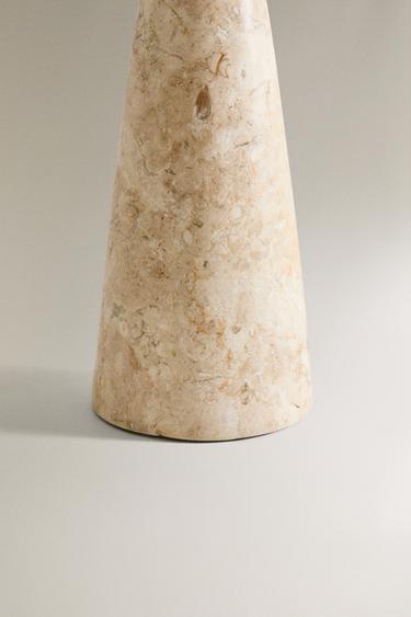 MARBLE CANDLEHOLDER - Beige by Zara - Image 2