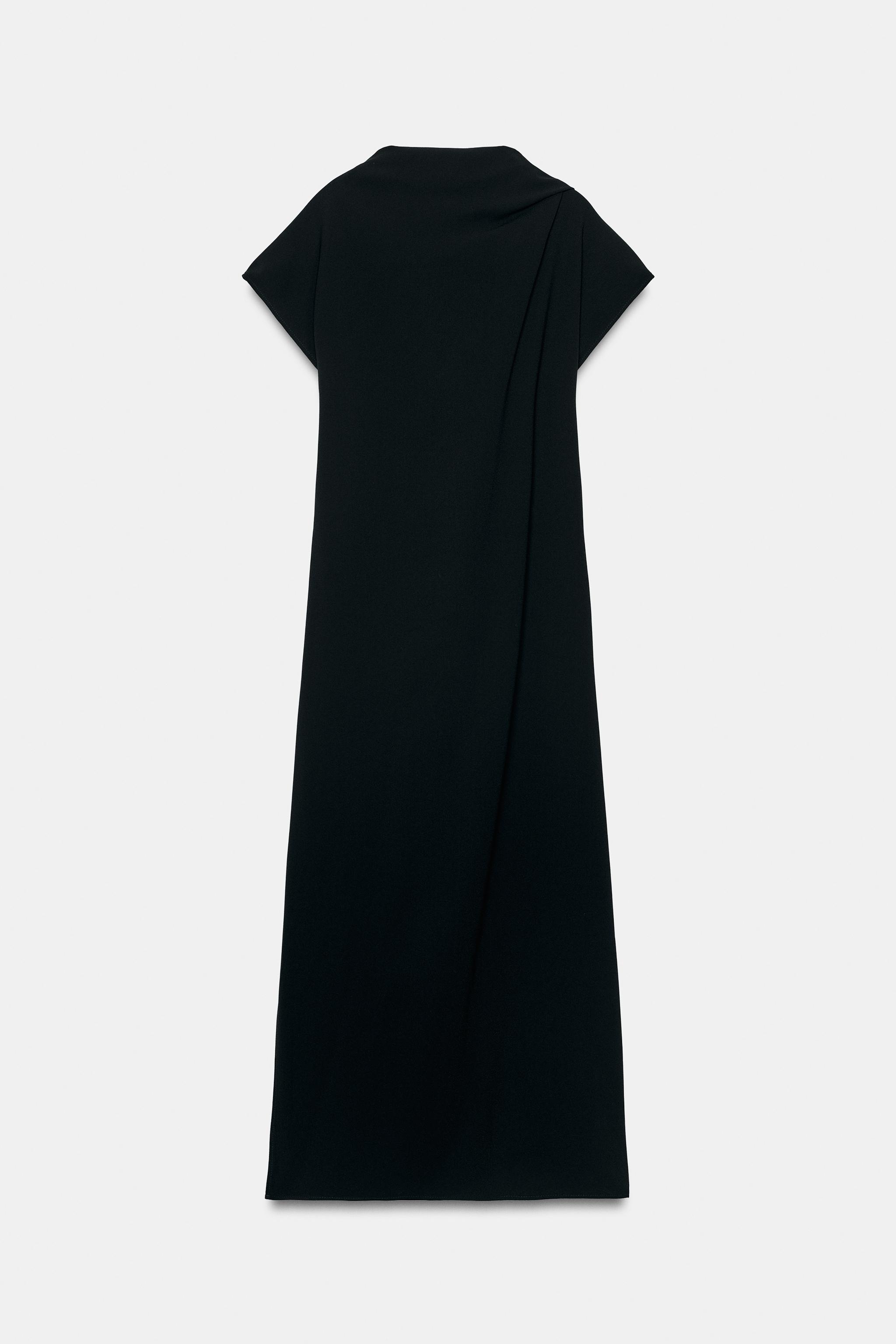 ROBE MI-LONGUE FOULARD