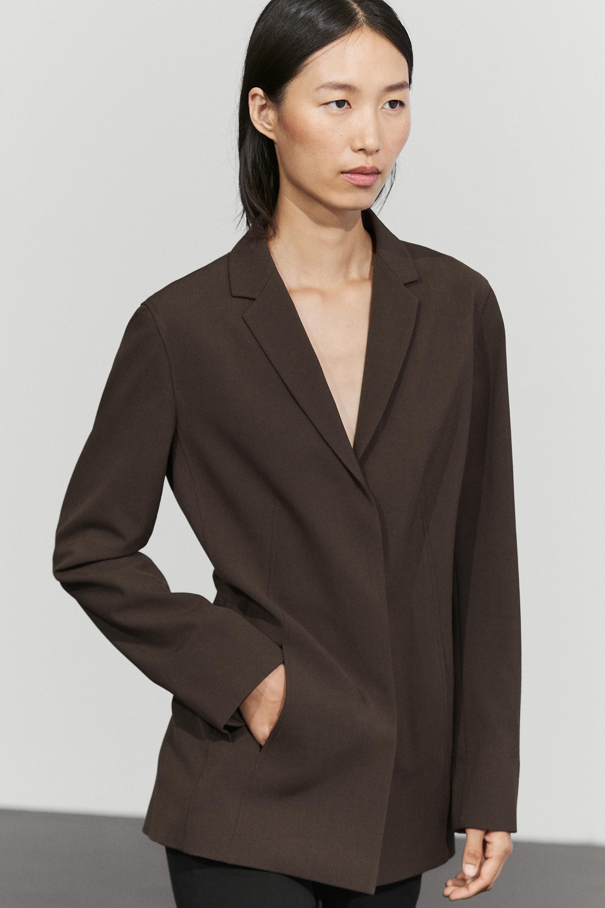 Blazer fluide en laine