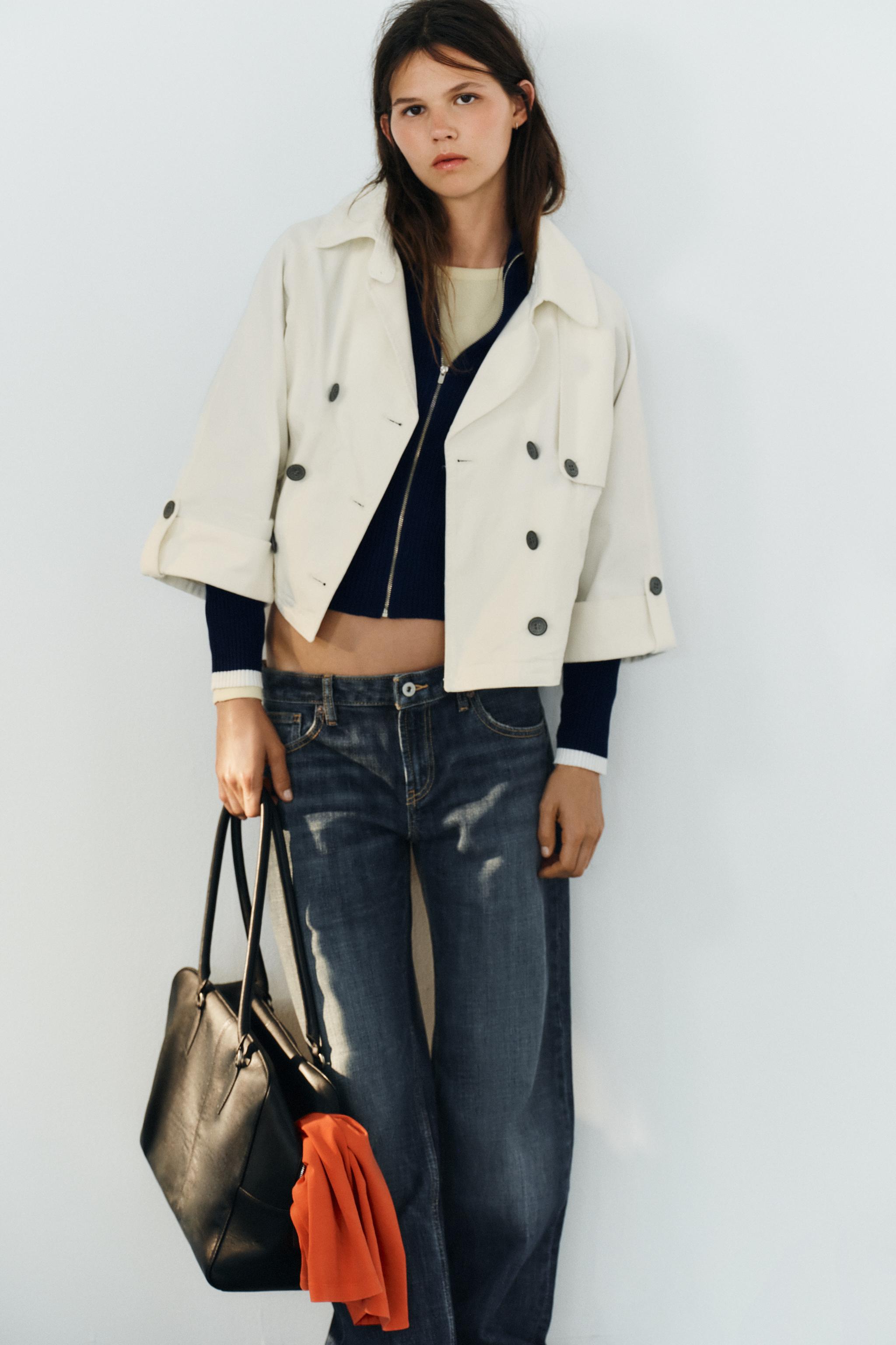 CROPPED BUTTON JACKET