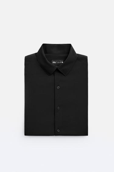 STRETCH SHIRT - Black by Zara