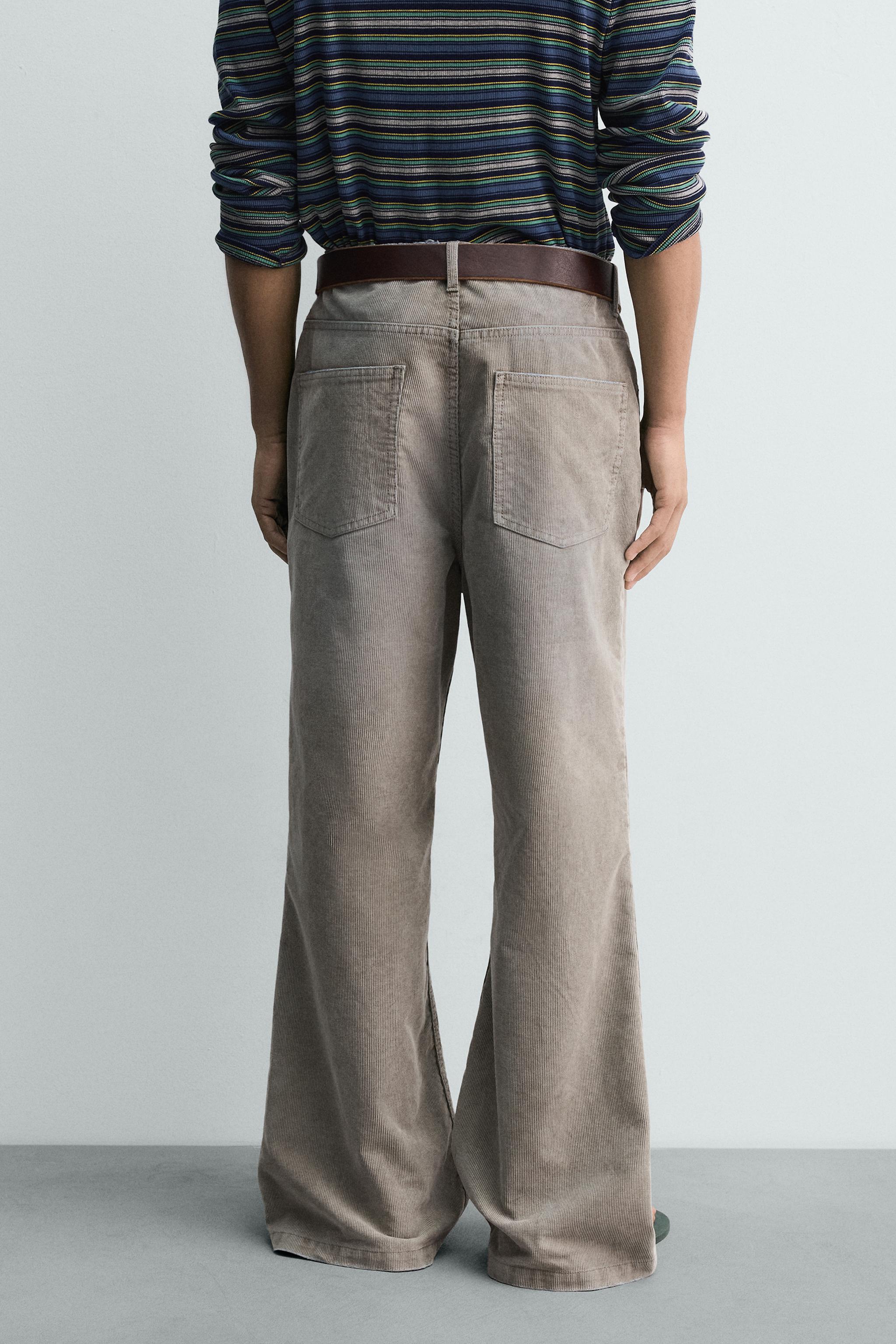 PANTALON FLARE EN VELOURS CÔTELÉ