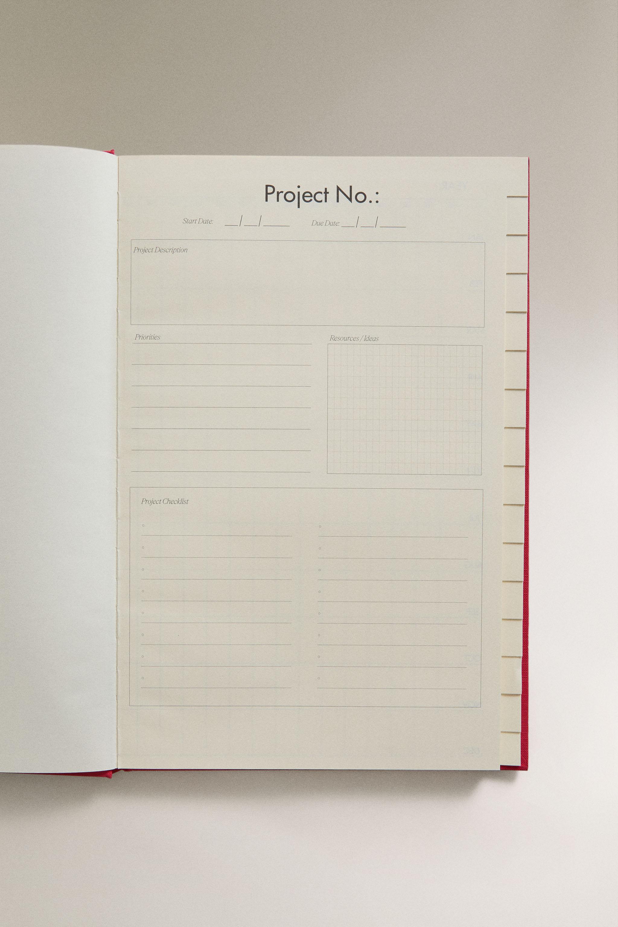 Zara PROJECT PLANNER — фото 3