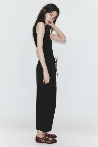 PANTALÓN PIJAMERO BALLOON - Negro de Zara