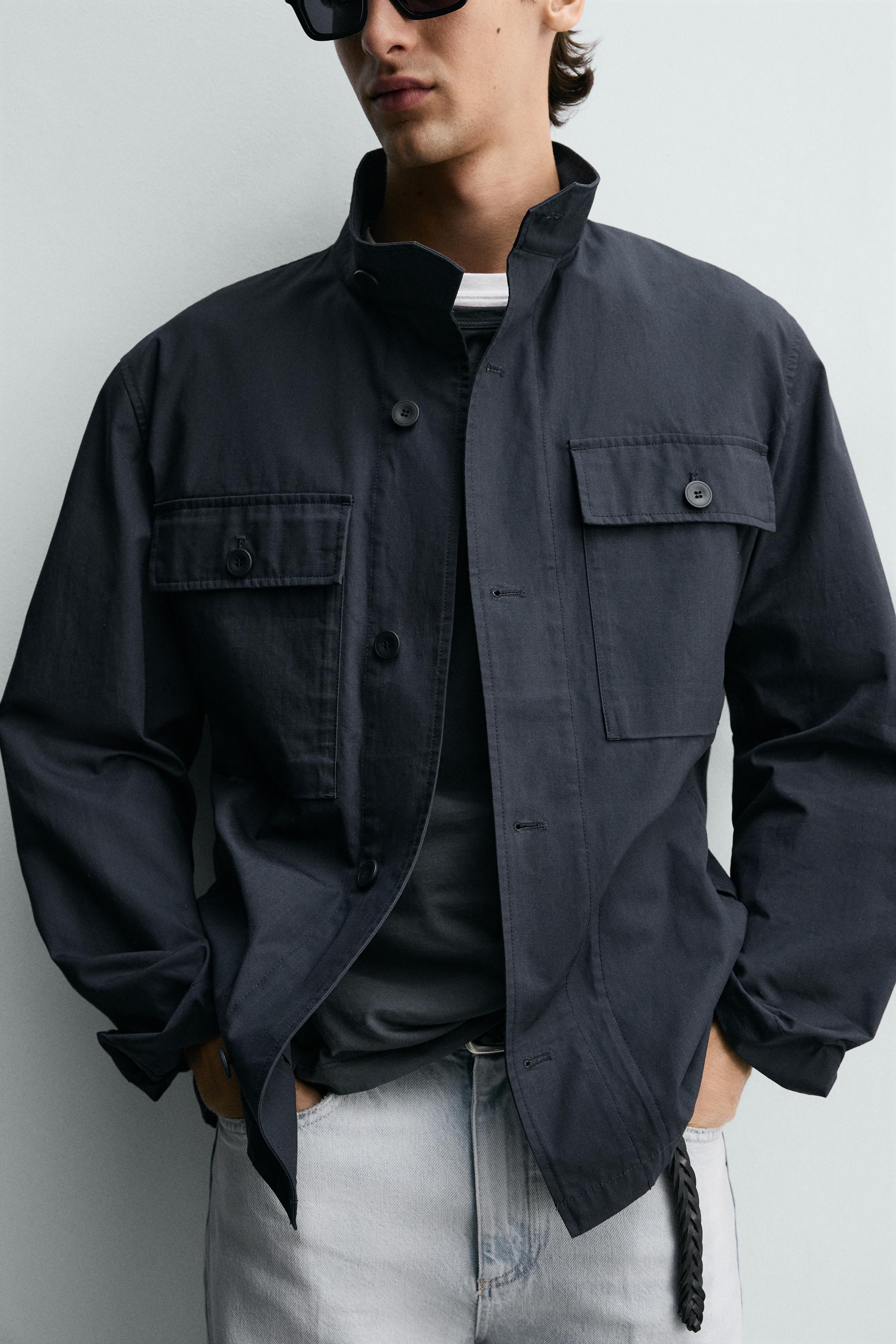 STRUCTURED POCKET OVERSHIRT