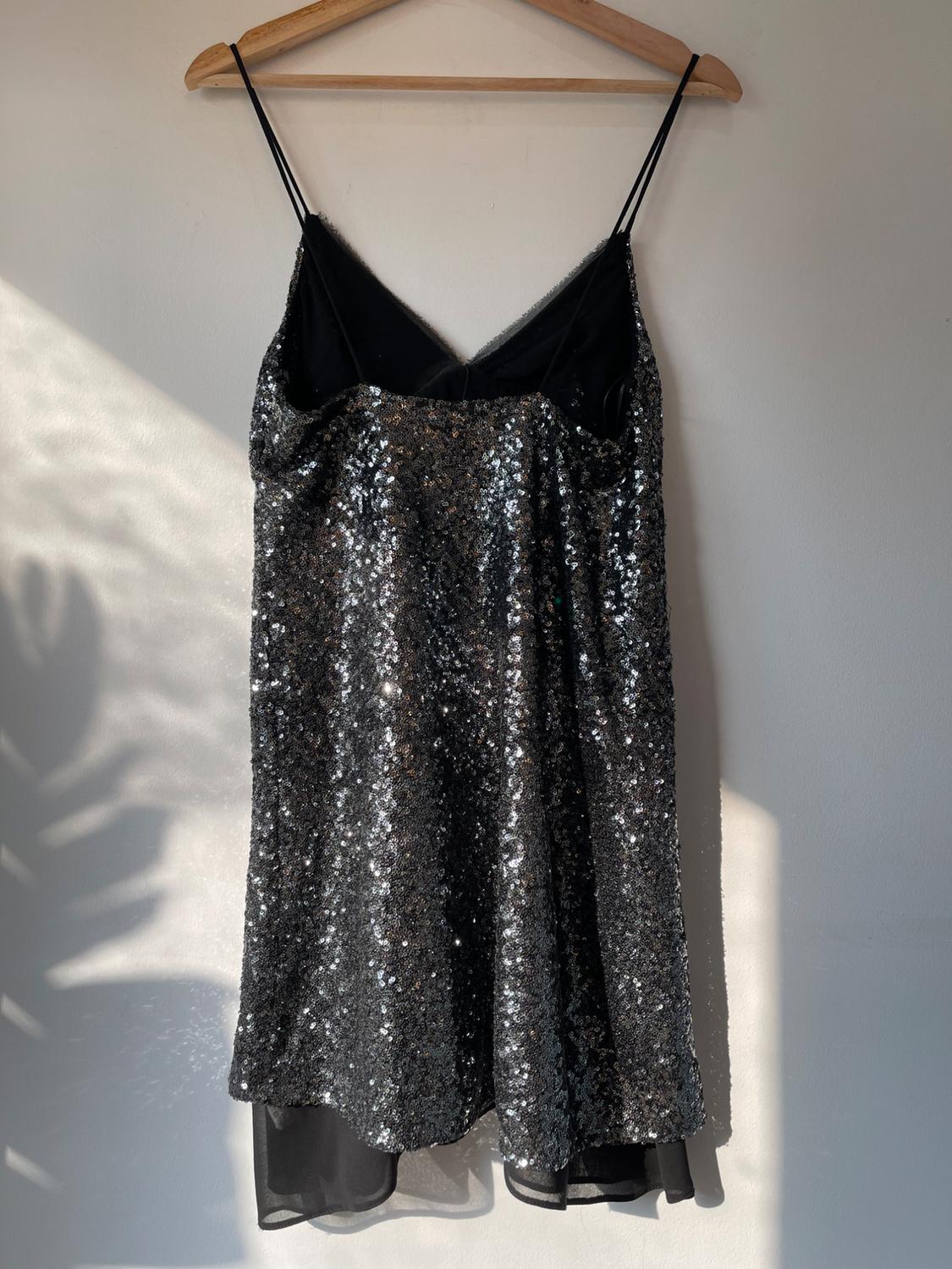 VESTIDO MINI LANTEJOULAS - Image 3