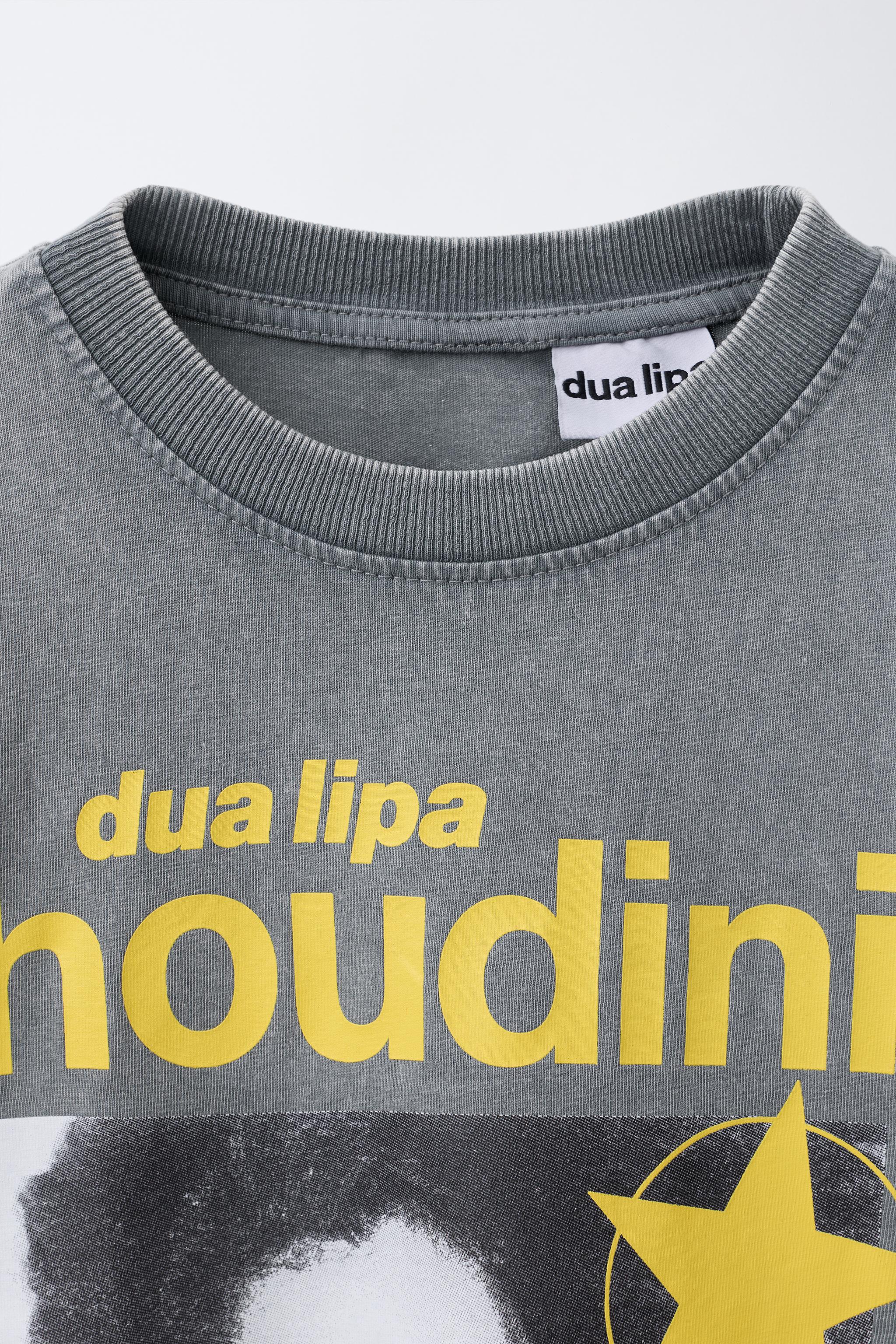 トップス Dua Lipa ZARA DUA LIPA © PRINT T-SHIRT - Gray | ZARA United States
