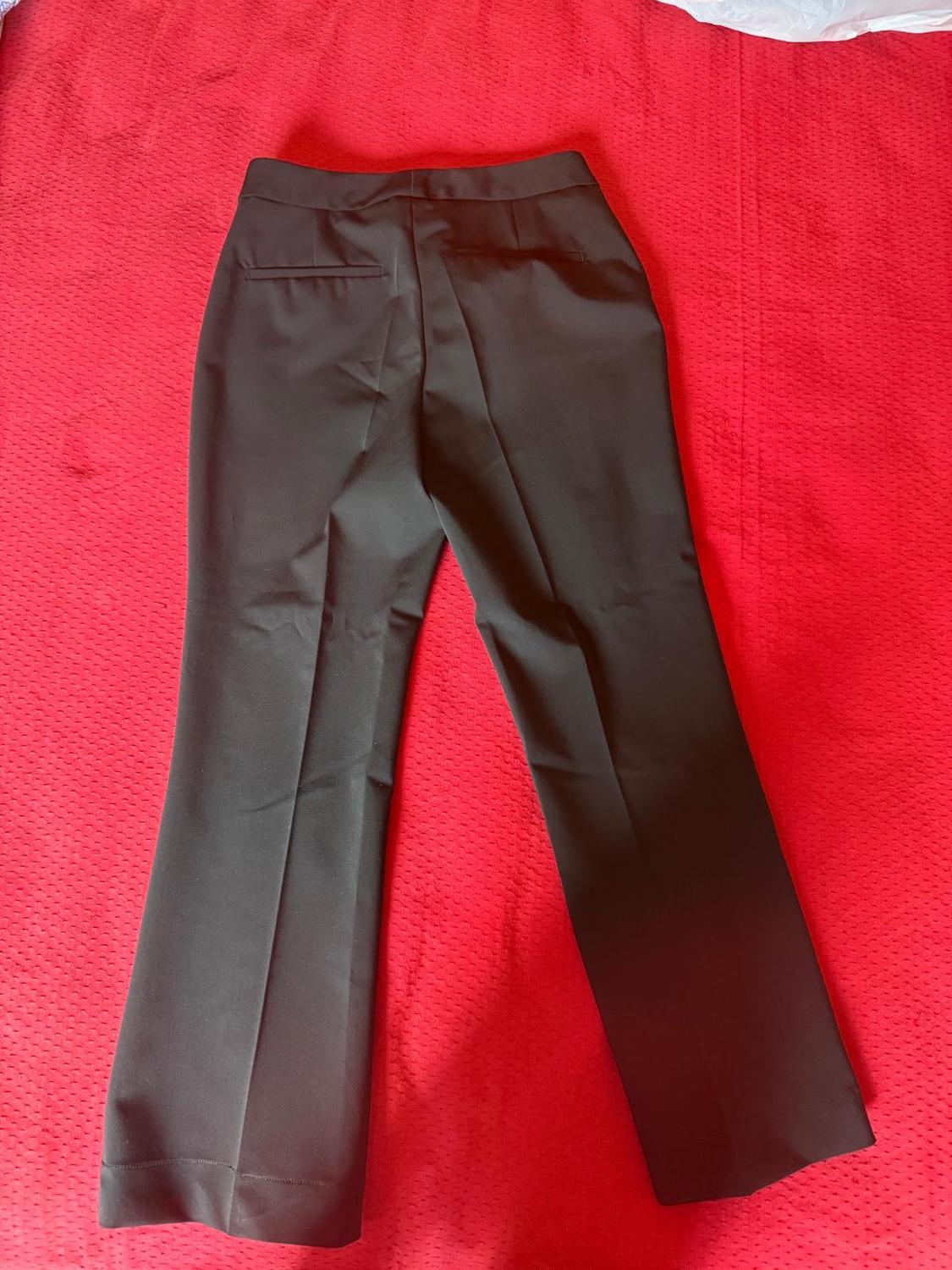 HIGH-WAIST FLARED TROUSERS - Image 2