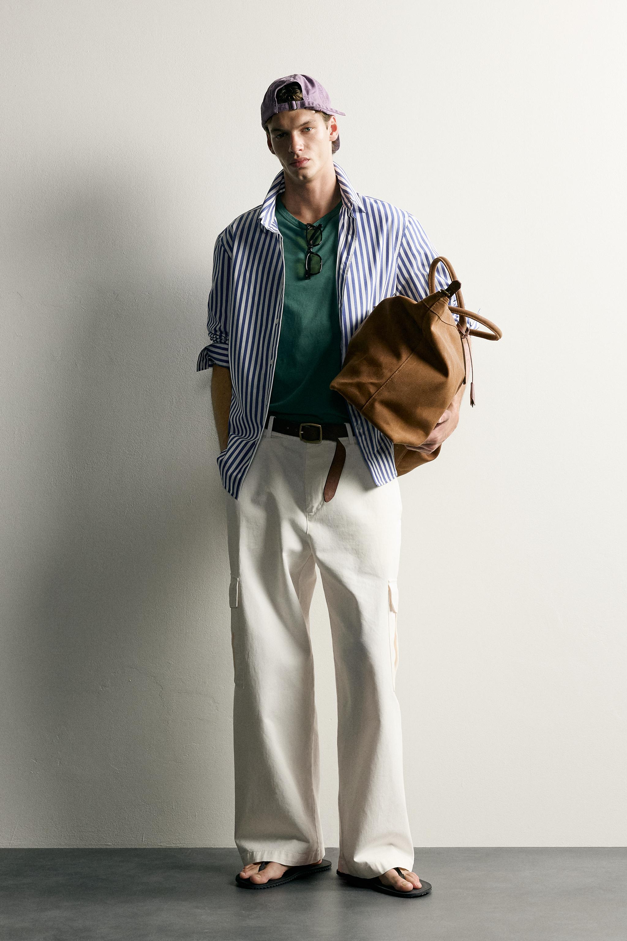 STRIPED RELAXED FIT SHIRT