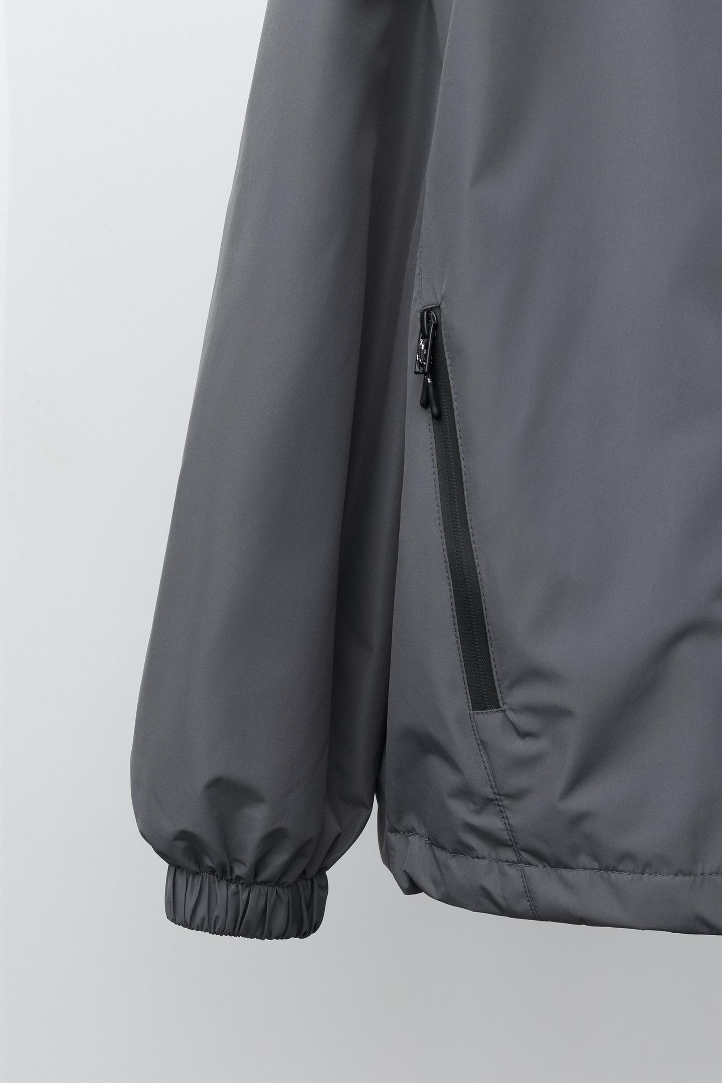 Детская куртка Zara Lightweight Water-Repellent, цвет: Антрацитовый серый — фото 7