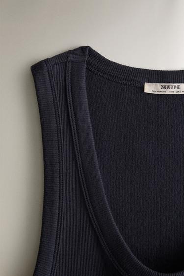 TOP COTON - Bleu marine de Zara - Image 1