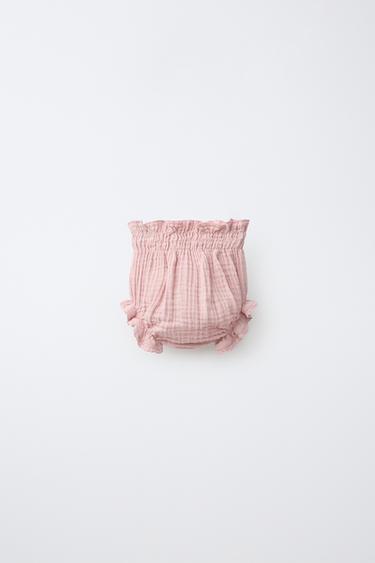 TEXTURED LACE BOTTOMS — Pink 2