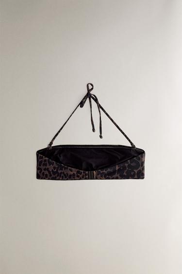 HAUT DE BIKINI DE PLAGE IMPRIMÉ ANIMAL - Leopard de Zara - Image 3