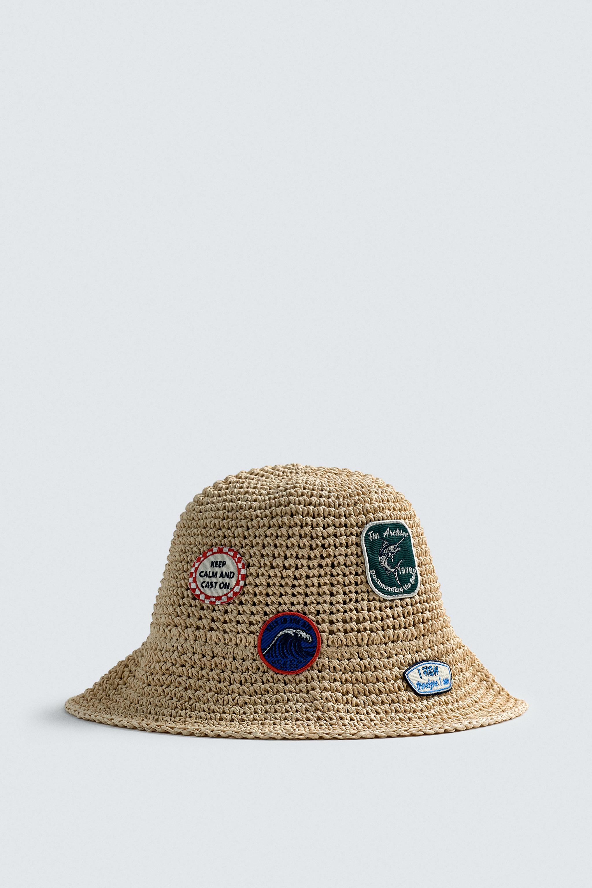 CROCHET PATCH BUCKET HAT