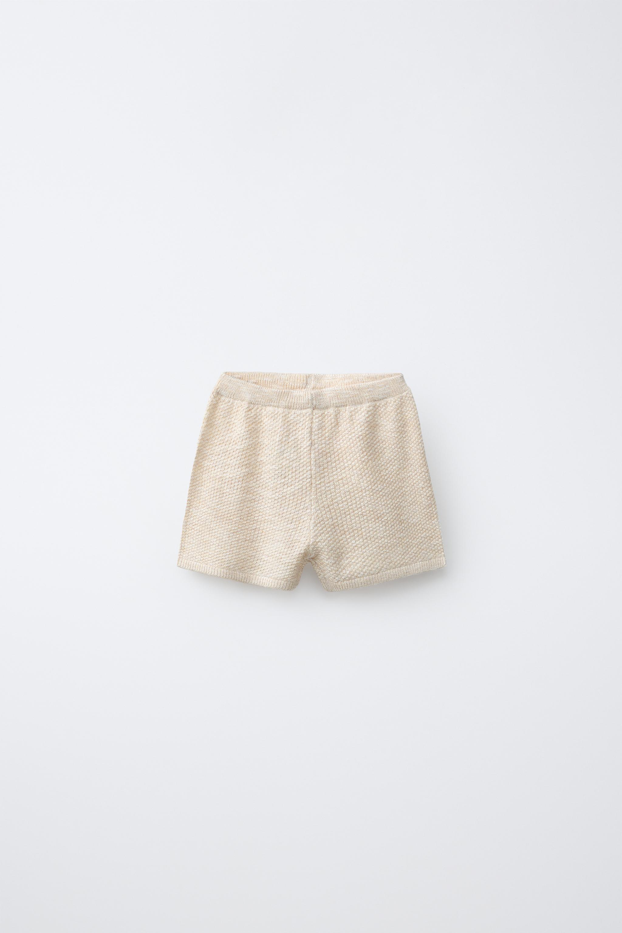 SHORT EN MAILLE TEXTURÉE
