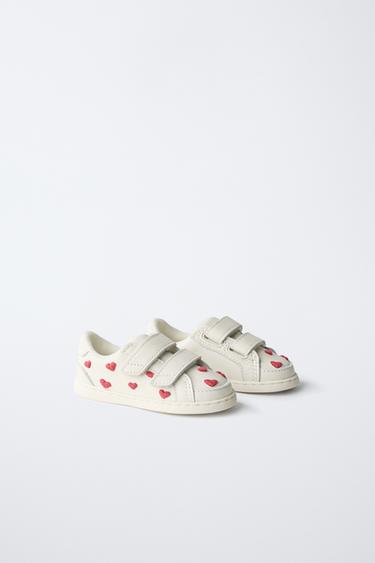 HEART BAREFOOT PLIMSOLLS - White by Zara - Image 2