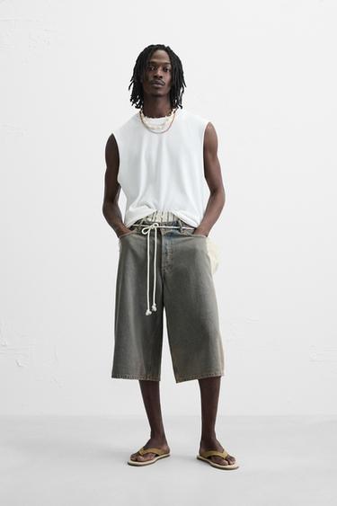Zara KNITTED TANK TOP - White - Image 0