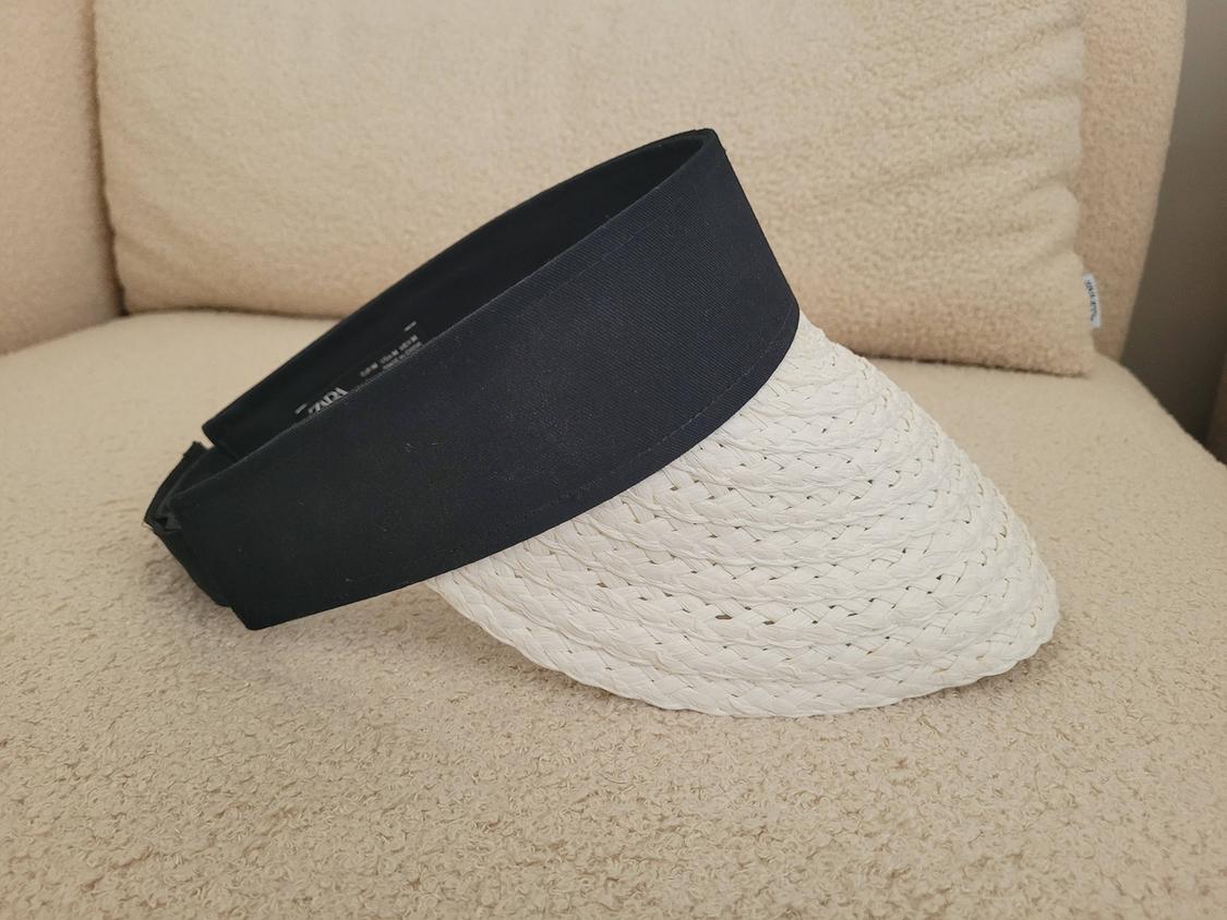 CONTRAST RAFFIA VISOR - Image 4