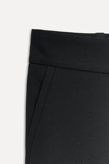 STRAIGHT FIT WOOL BLEND TROUSERS 50TH ANNIVERSARY - Black by Zara - Image 3