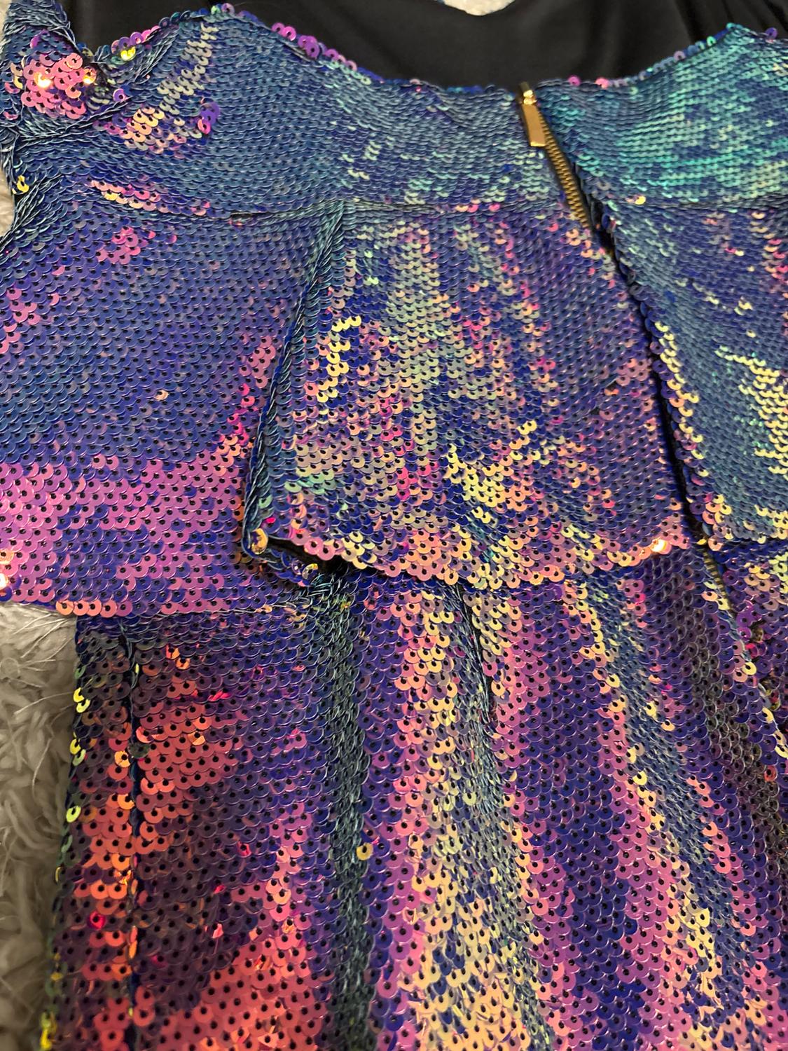 MULTICOLORED SEQUIN DRESS - Image 3