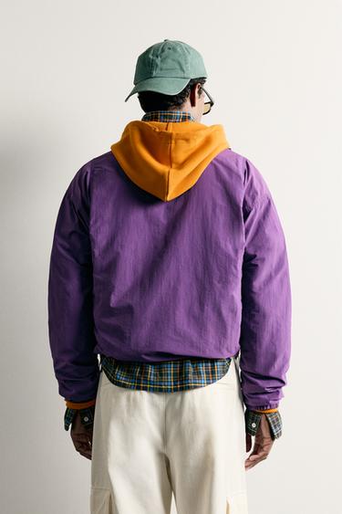 BLOUSON KANGOUROU TECHNIQUE - Violet de Zara - Image 2
