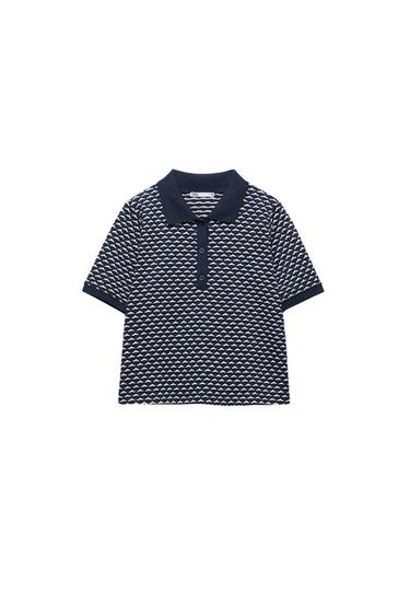 RETRO JACQUARD POLO SHIRT