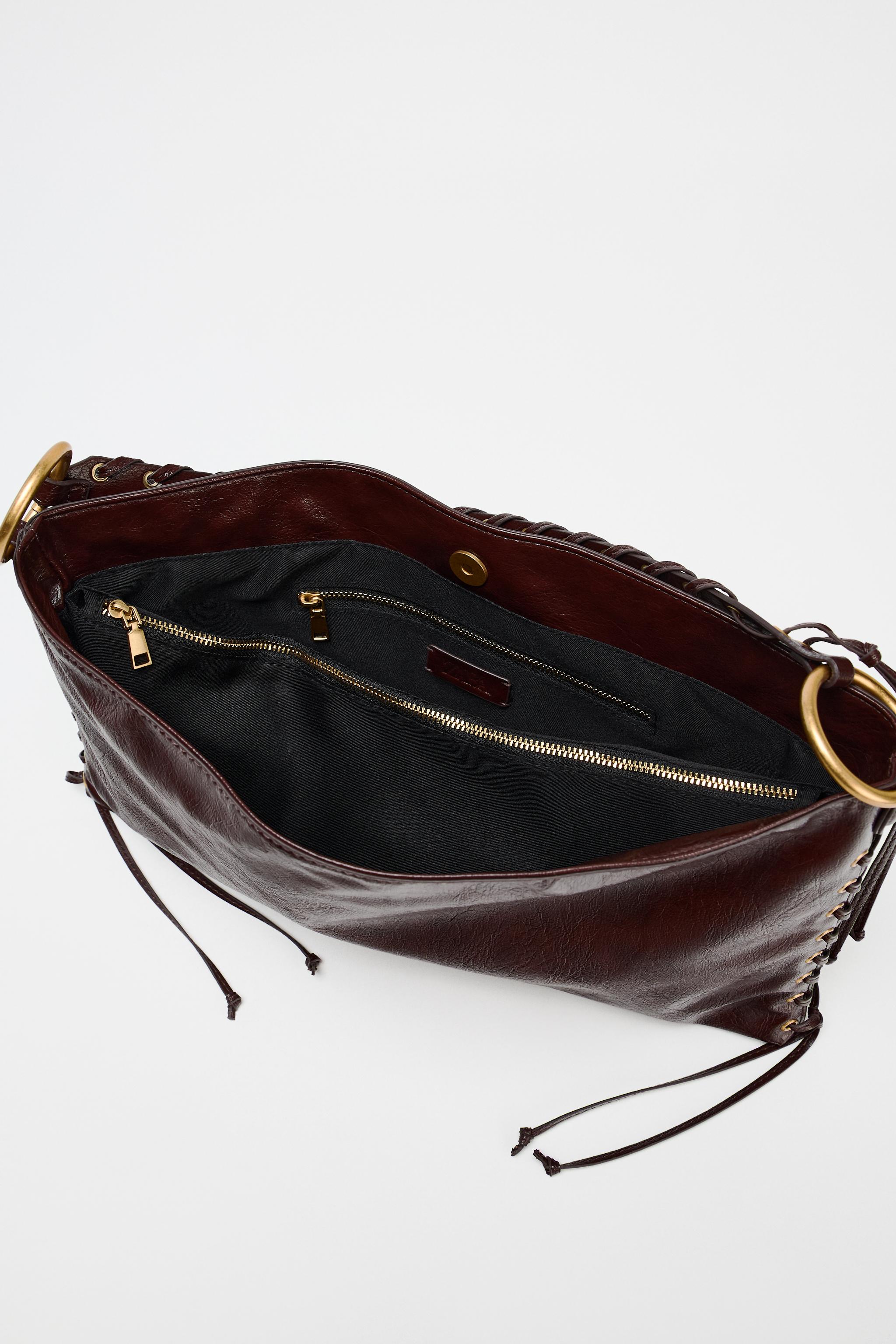【CERRIC】 25SS/EYELET SHOULDER BAG (2COLORS) ZARA WOMAN SS25 BROWN EYELET SHOULDER BAG 6244/510 | eBay